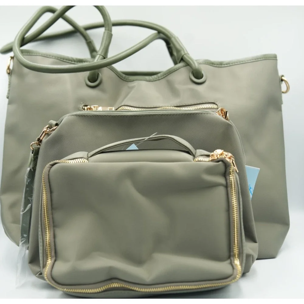 New Mom Gift Set | Diaper Bag‎ Set, Skincare, Tumbler, Pacifiers, Makeup
